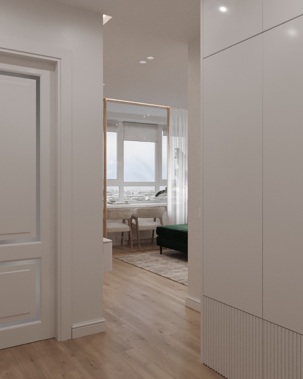 1к квартира в ЖК Андерсен Парк 36м2 — Прихожая