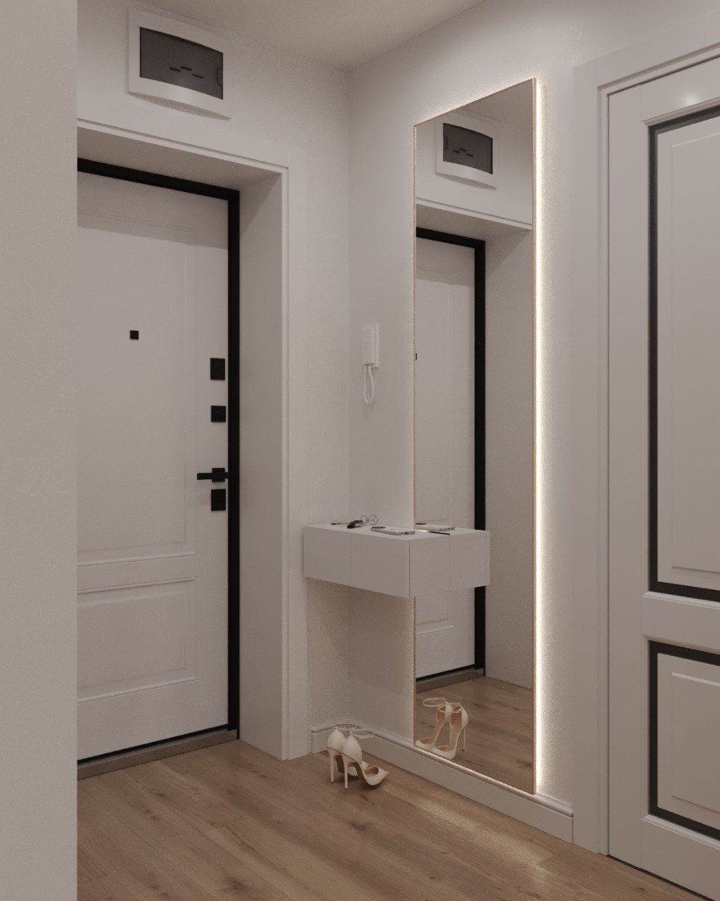 1к квартира в ЖК Андерсен Парк 36м2 — Прихожая