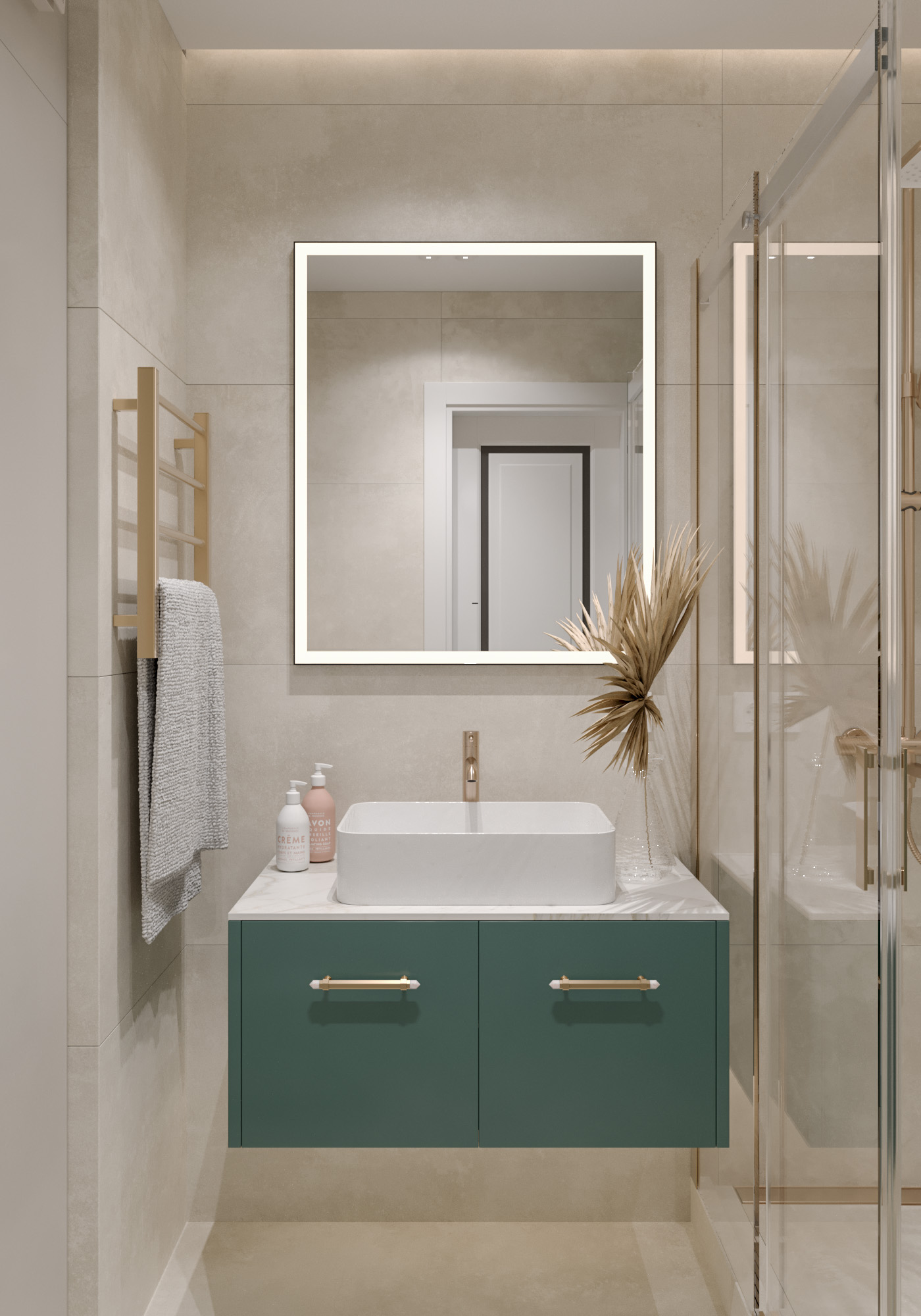 1к квартира в ЖК Андерсен Парк 36м2 — Санузел