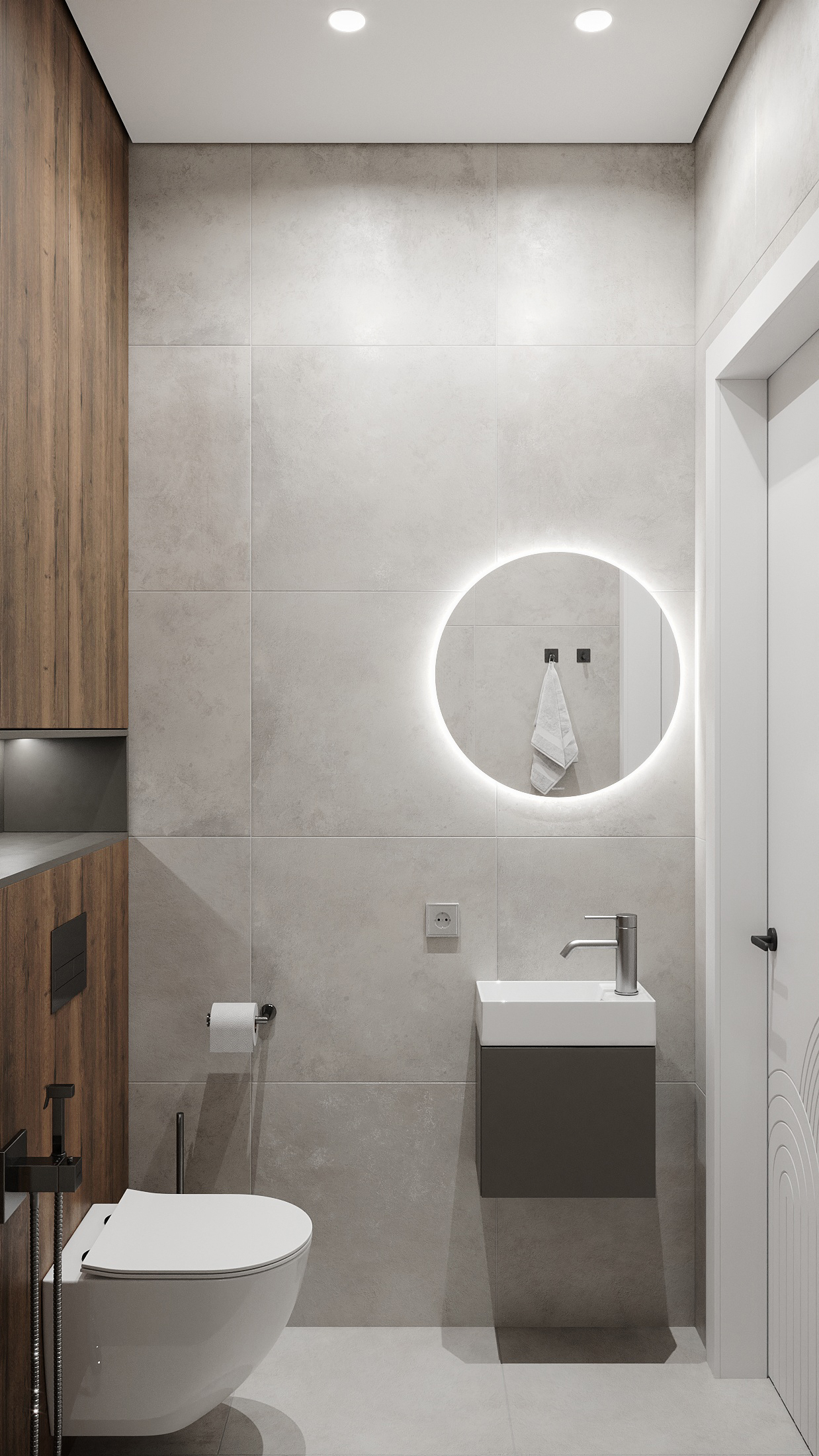 3к квартира в ЖК Айвазовский 97м2 — Санузел