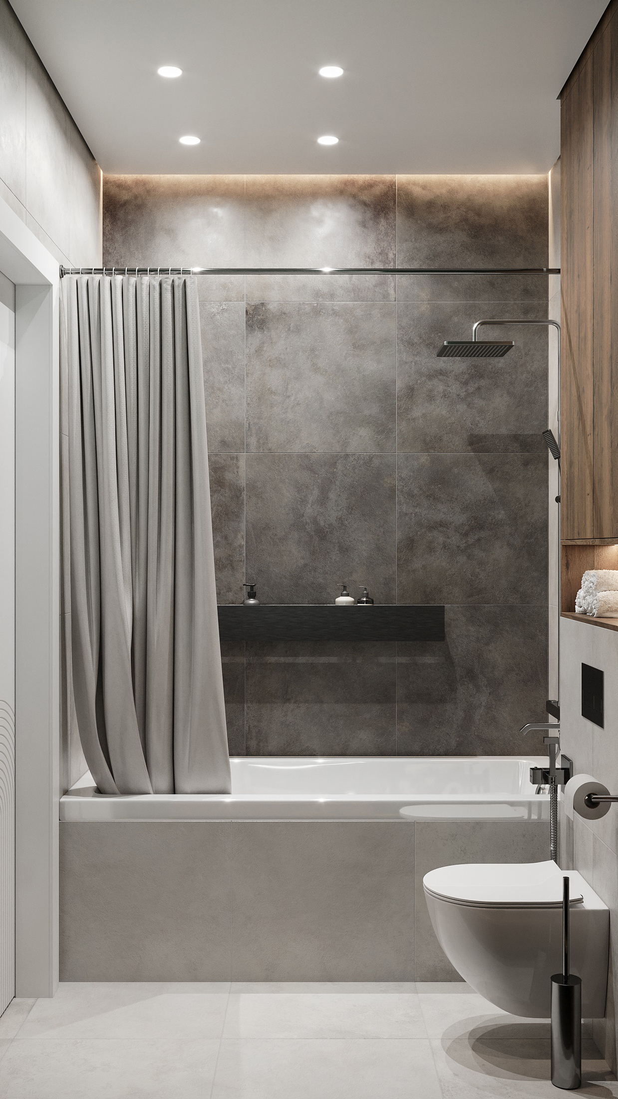 3к квартира в ЖК Айвазовский 97м2 — Санузел