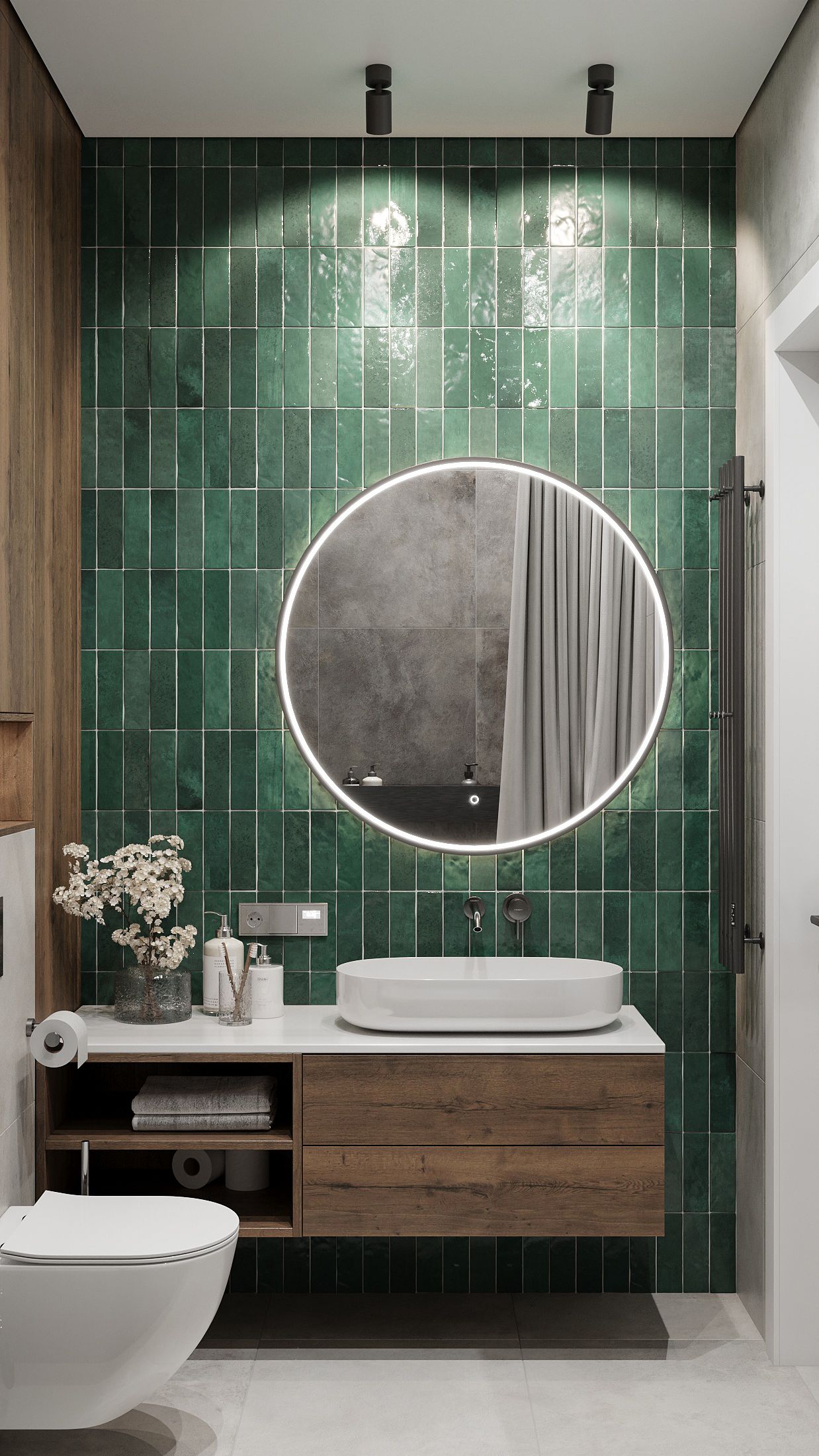 3к квартира в ЖК Айвазовский 97м2 — Санузел