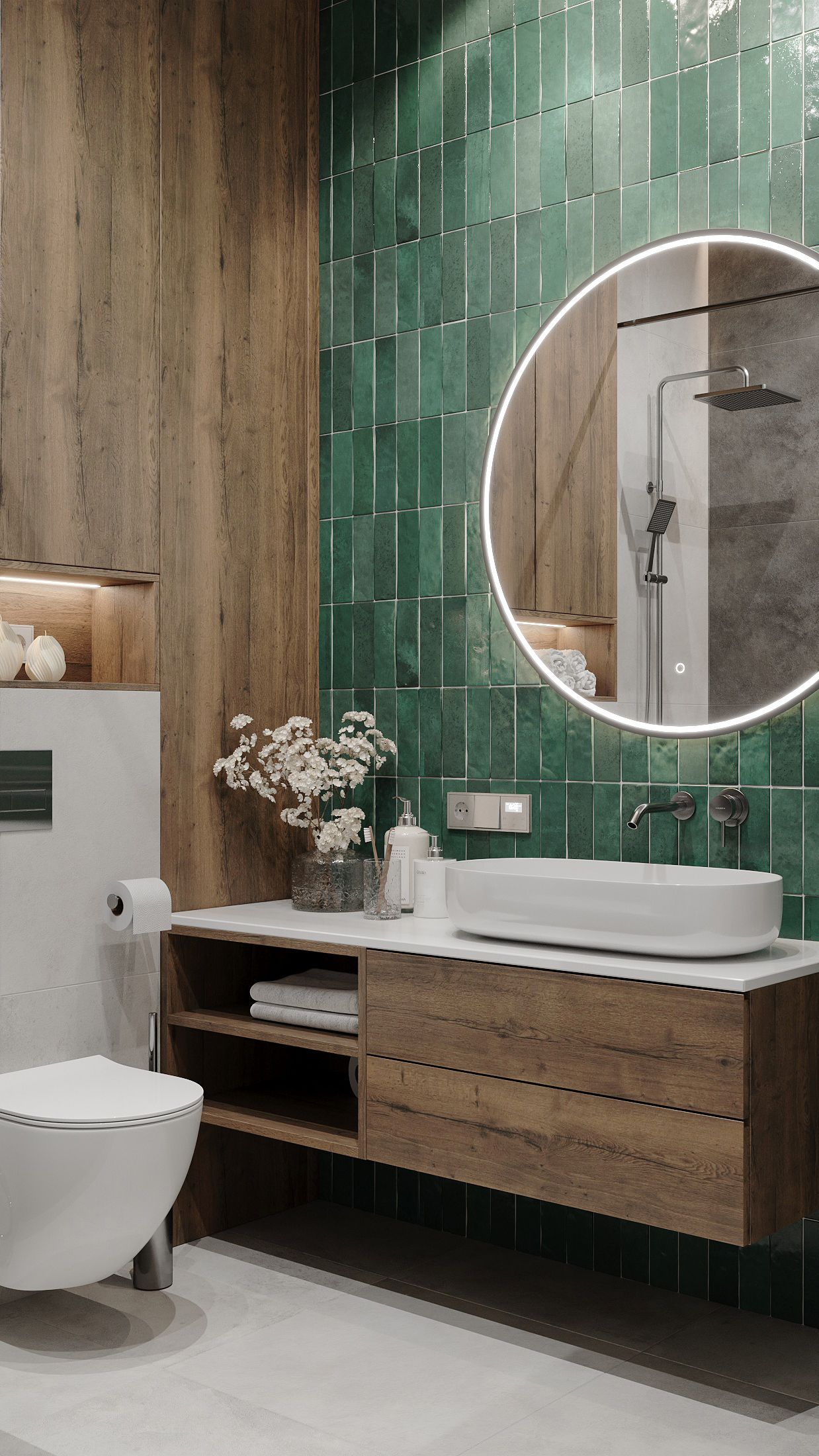 3к квартира в ЖК Айвазовский 97м2 — Санузел