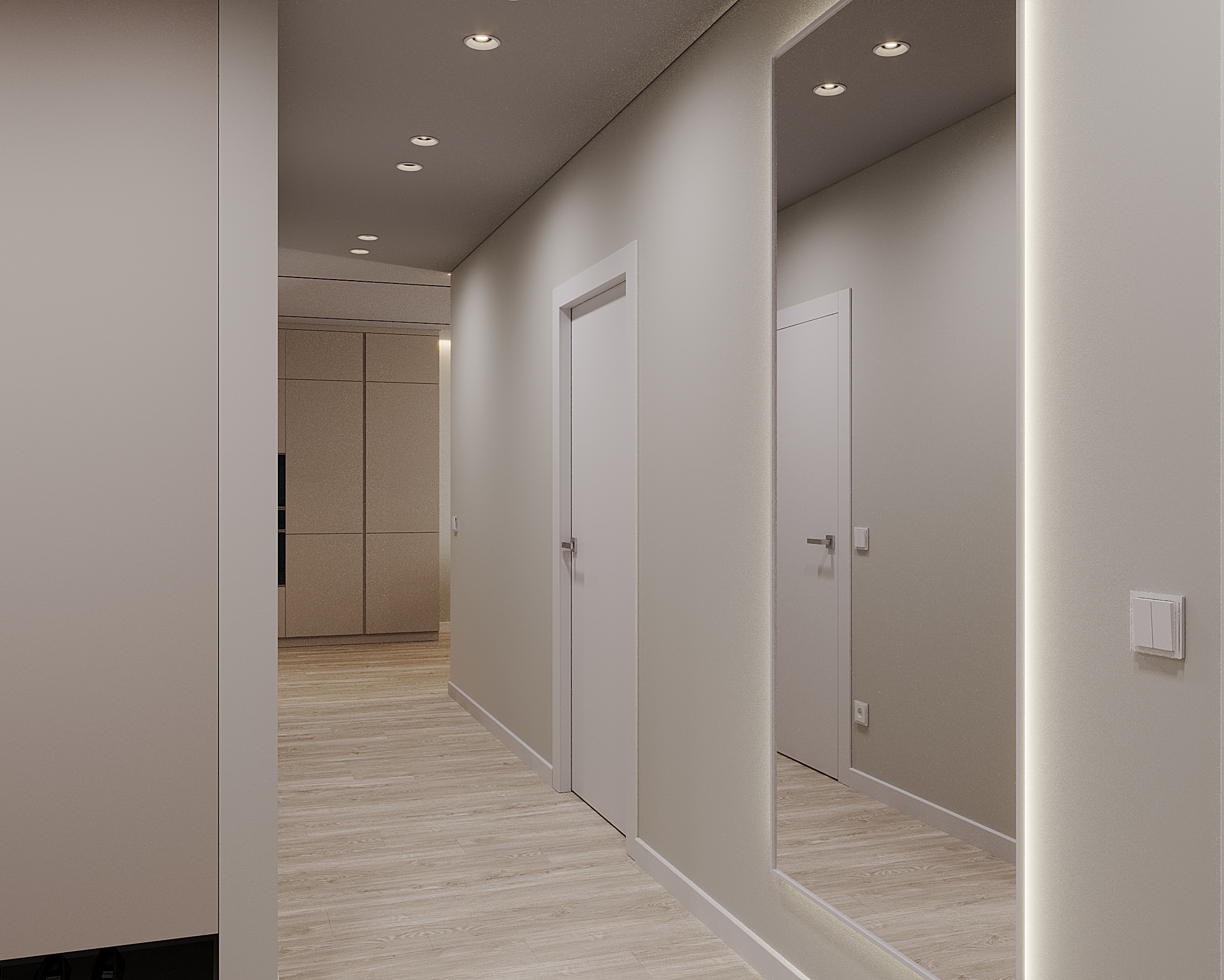 3к квартира в ЖК Домашний 86м2 — Прихожая