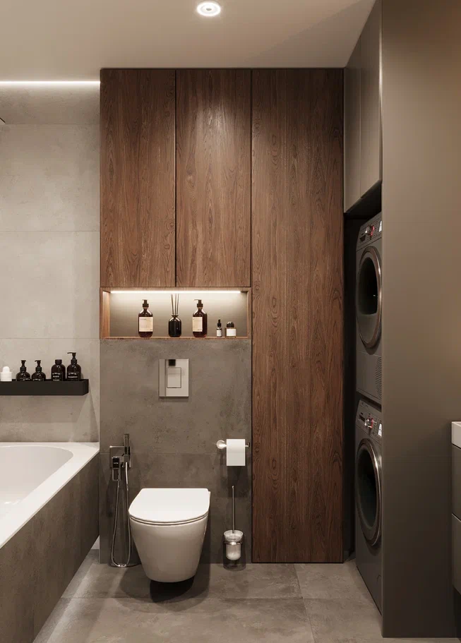 3к квартира в жк Европейский квартал 90м2 — Санузел