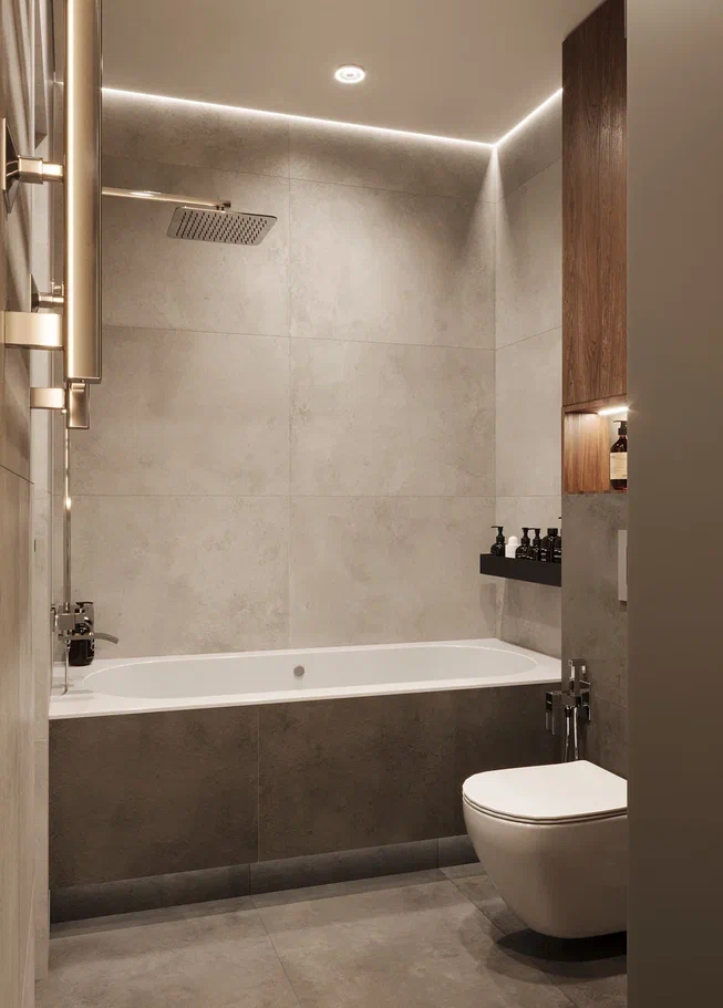 3к квартира в жк Европейский квартал 90м2 — Санузел