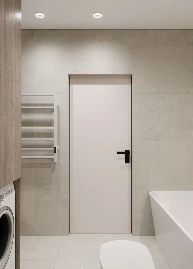 3к квартира в жк Европейский квартал 90м2 — Санузел