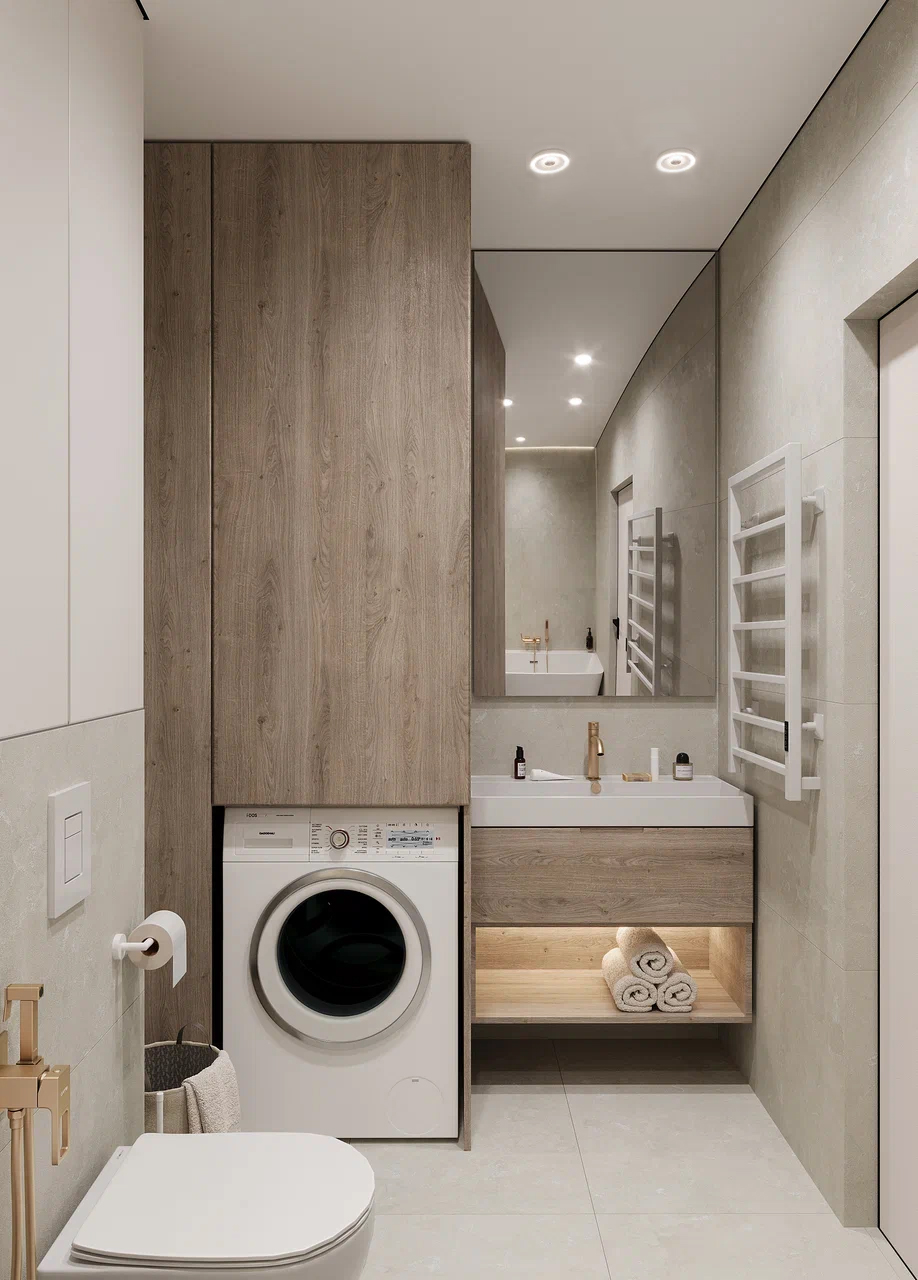 3к квартира в жк Европейский квартал 90м2 — Санузел