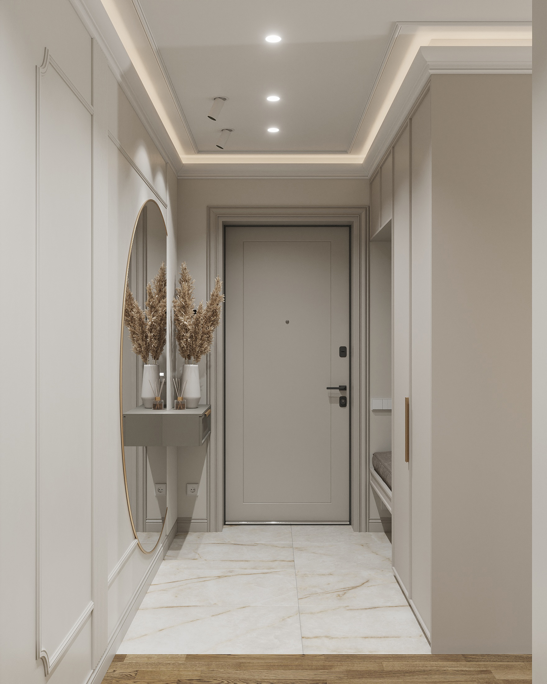 3к квартира в ЖК на Гастелло 110м2 — Прихожая