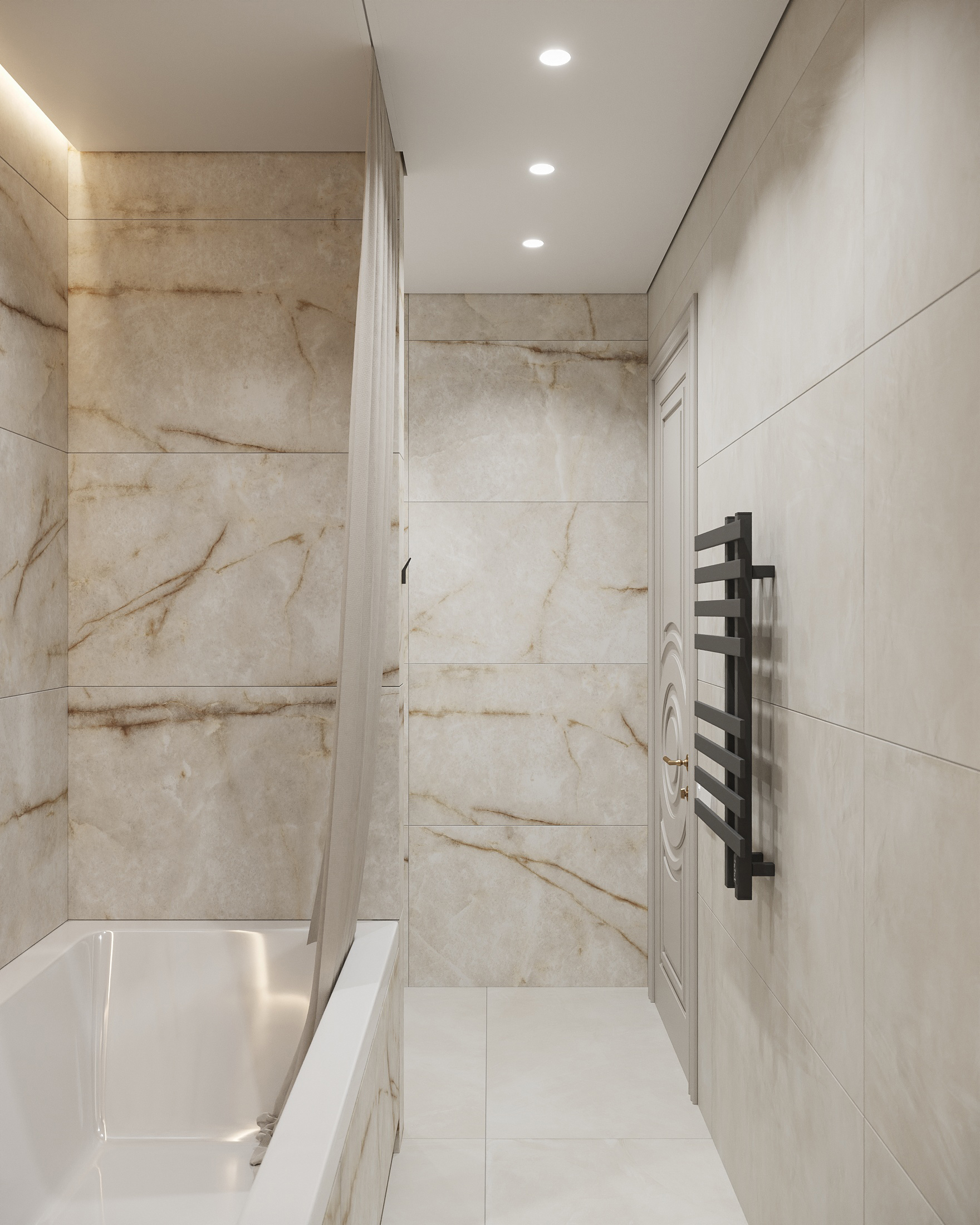 3к квартира в ЖК на Гастелло 110м2 — Санузел