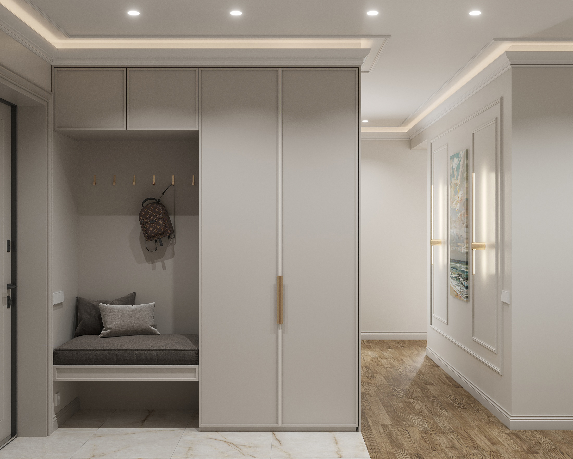 3к квартира в ЖК на Гастелло 110м2 — Прихожая