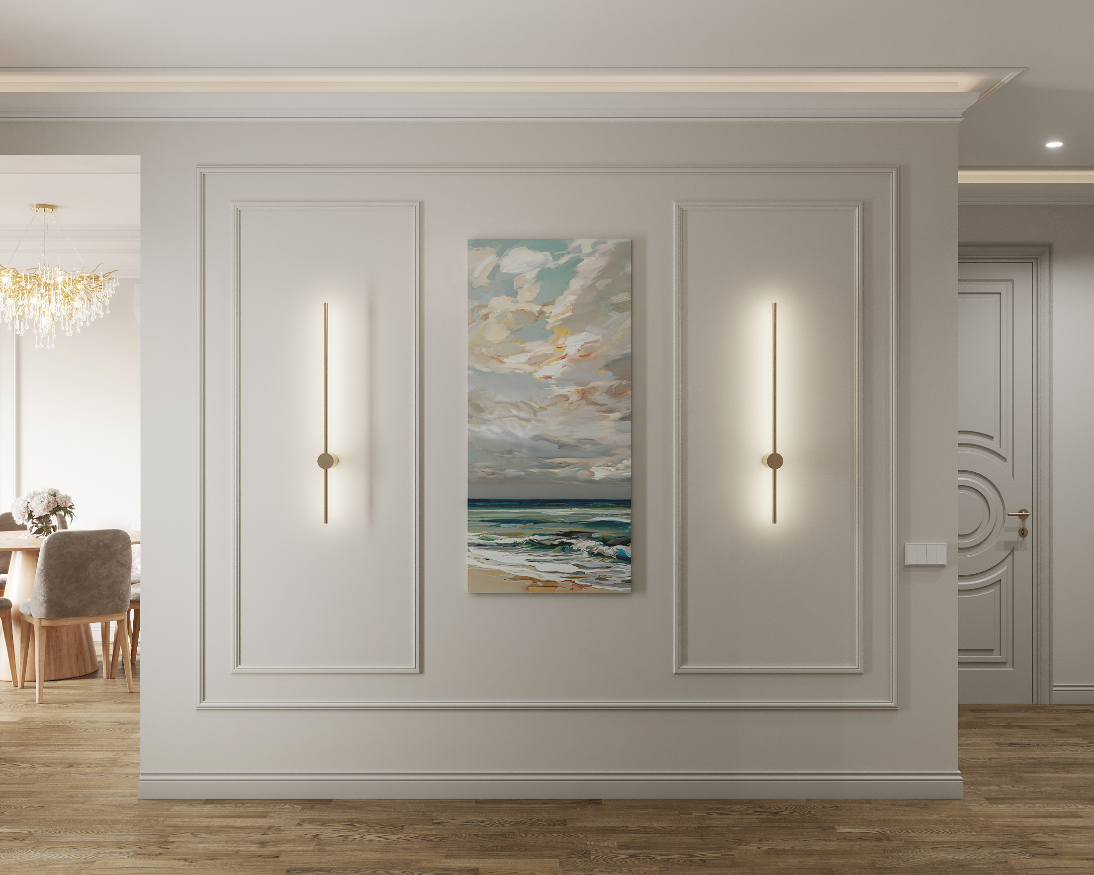 3к квартира в ЖК на Гастелло 110м2 — Прихожая