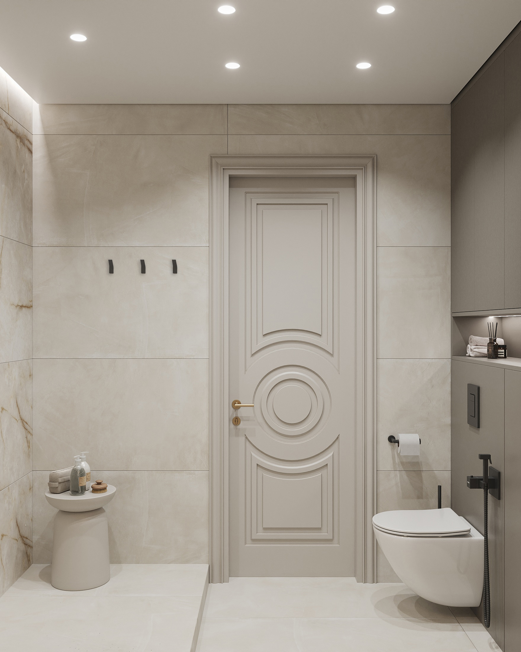 3к квартира в ЖК на Гастелло 110м2 — Санузел