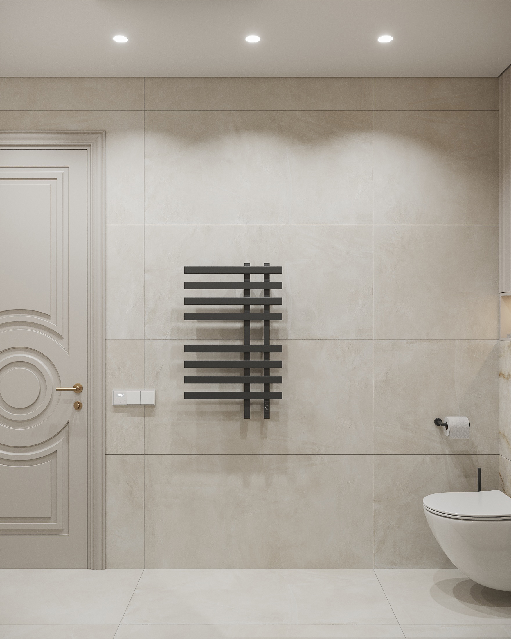 3к квартира в ЖК на Гастелло 110м2 — Санузел