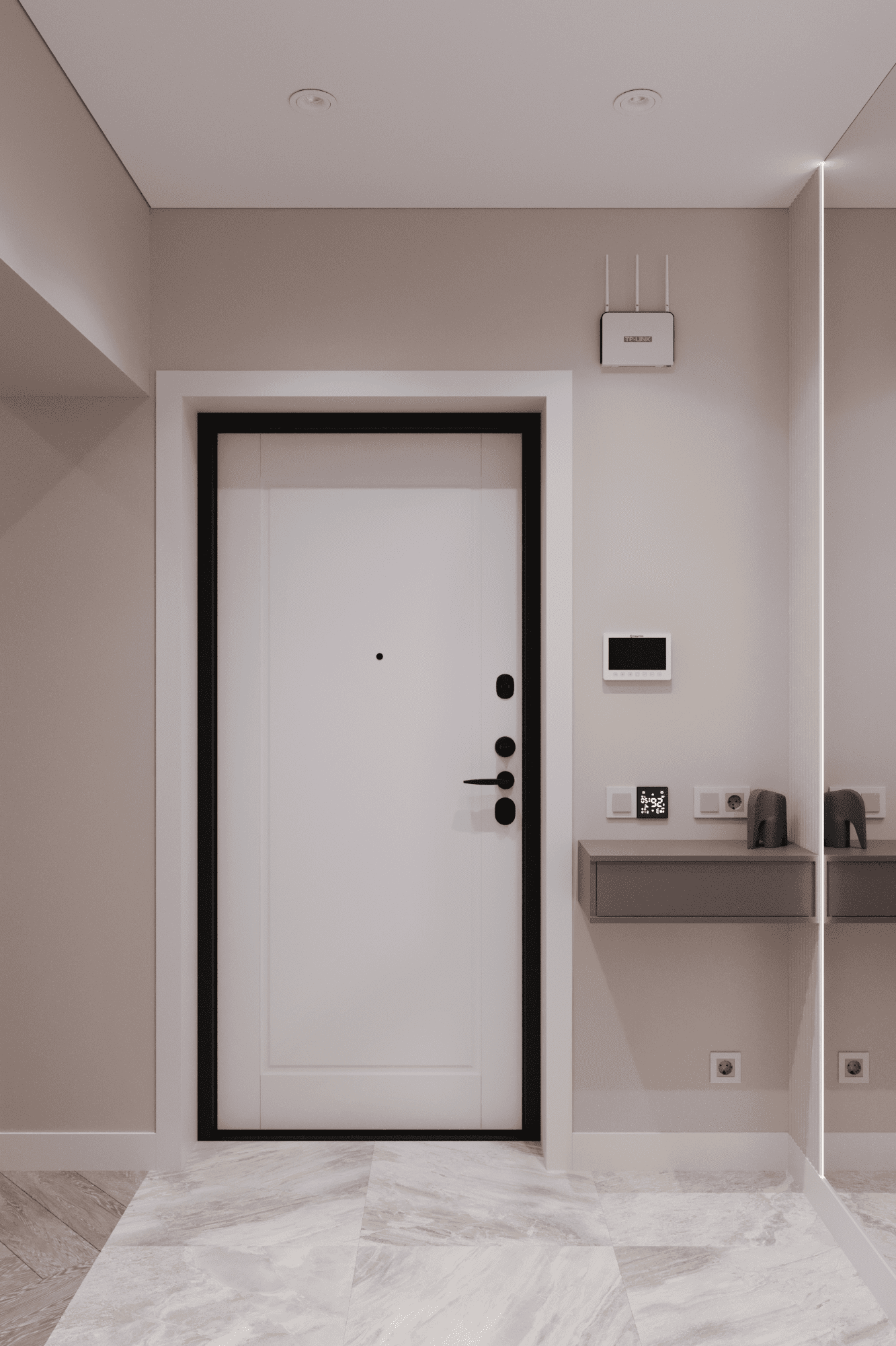 3к квартира в жк Гранд Квартал 76м2 — Прихожая