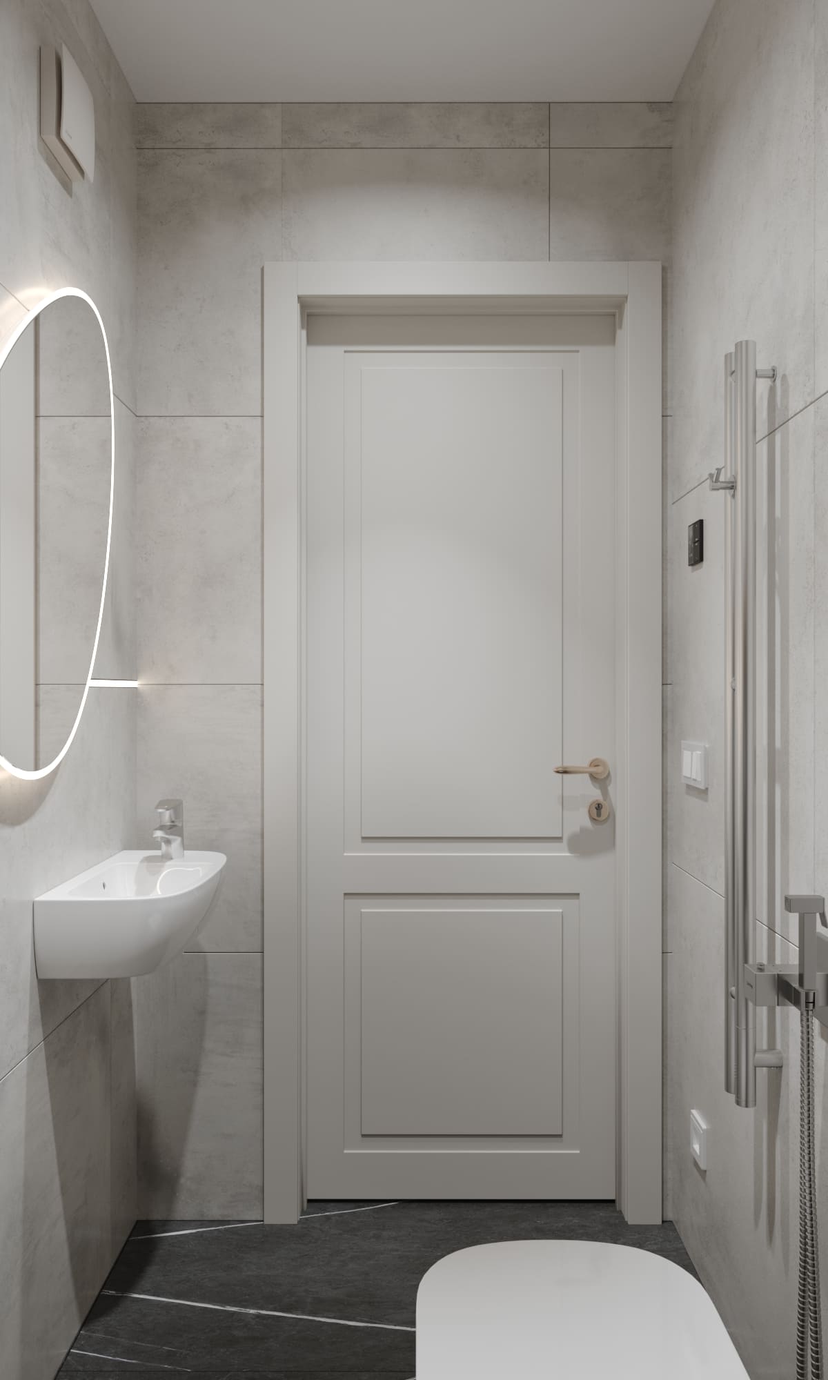 3к квартира в жк Гранд Квартал 76м2 — Санузел