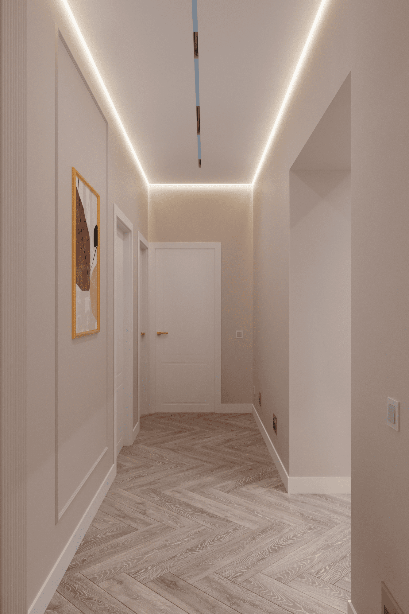 3к квартира в жк Гранд Квартал 76м2 — Прихожая