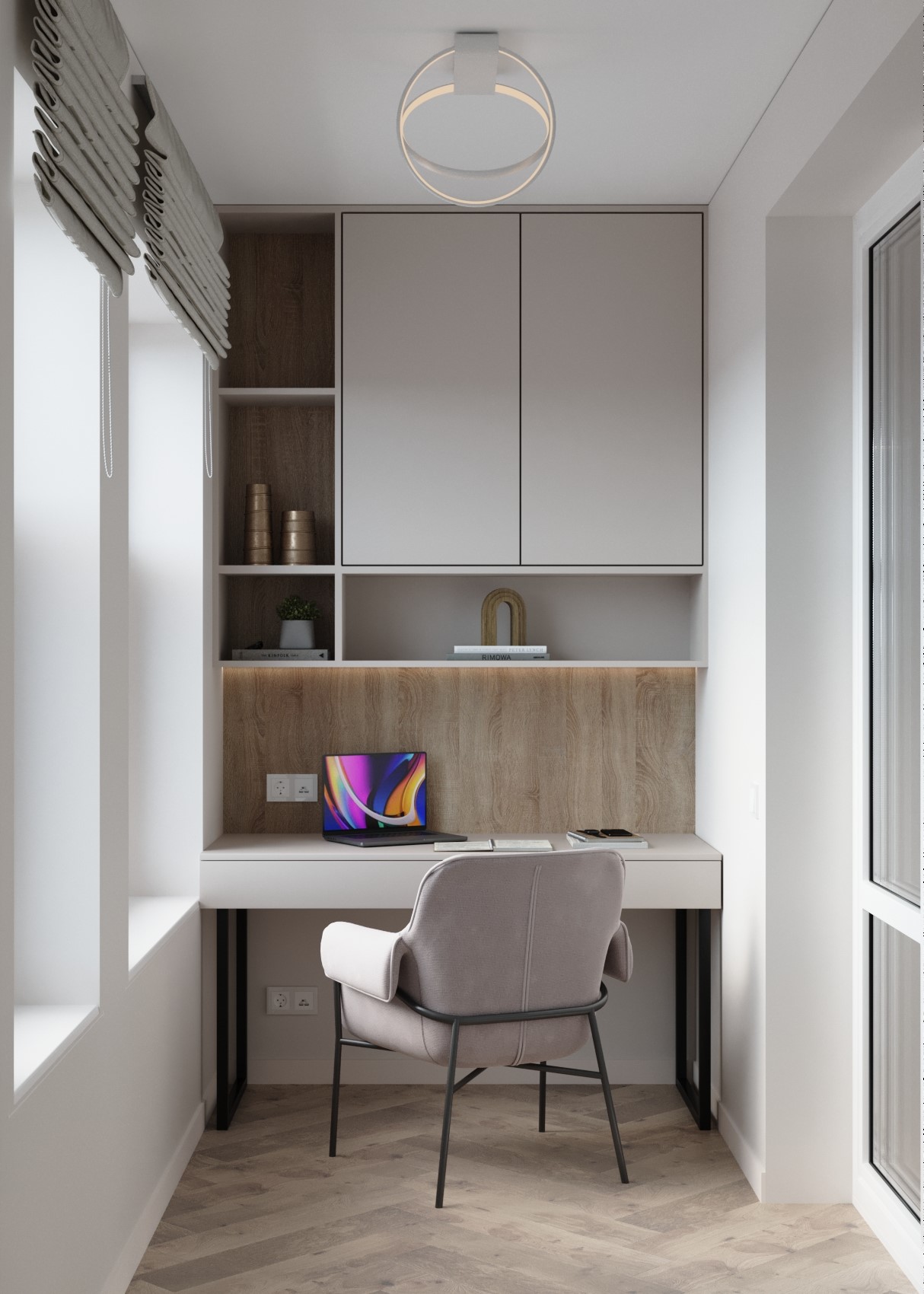 3к квартира в жк Гранд Квартал 76м2 — Спальня