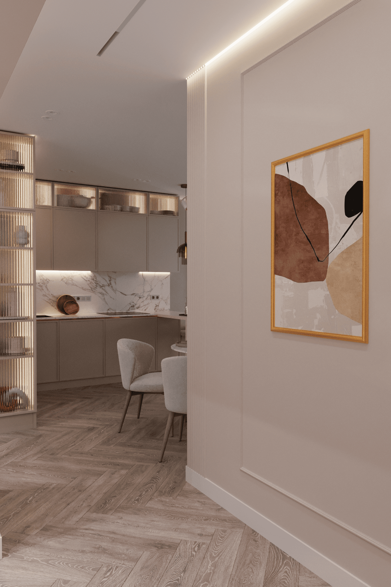 3к квартира в жк Гранд Квартал 76м2 — Прихожая