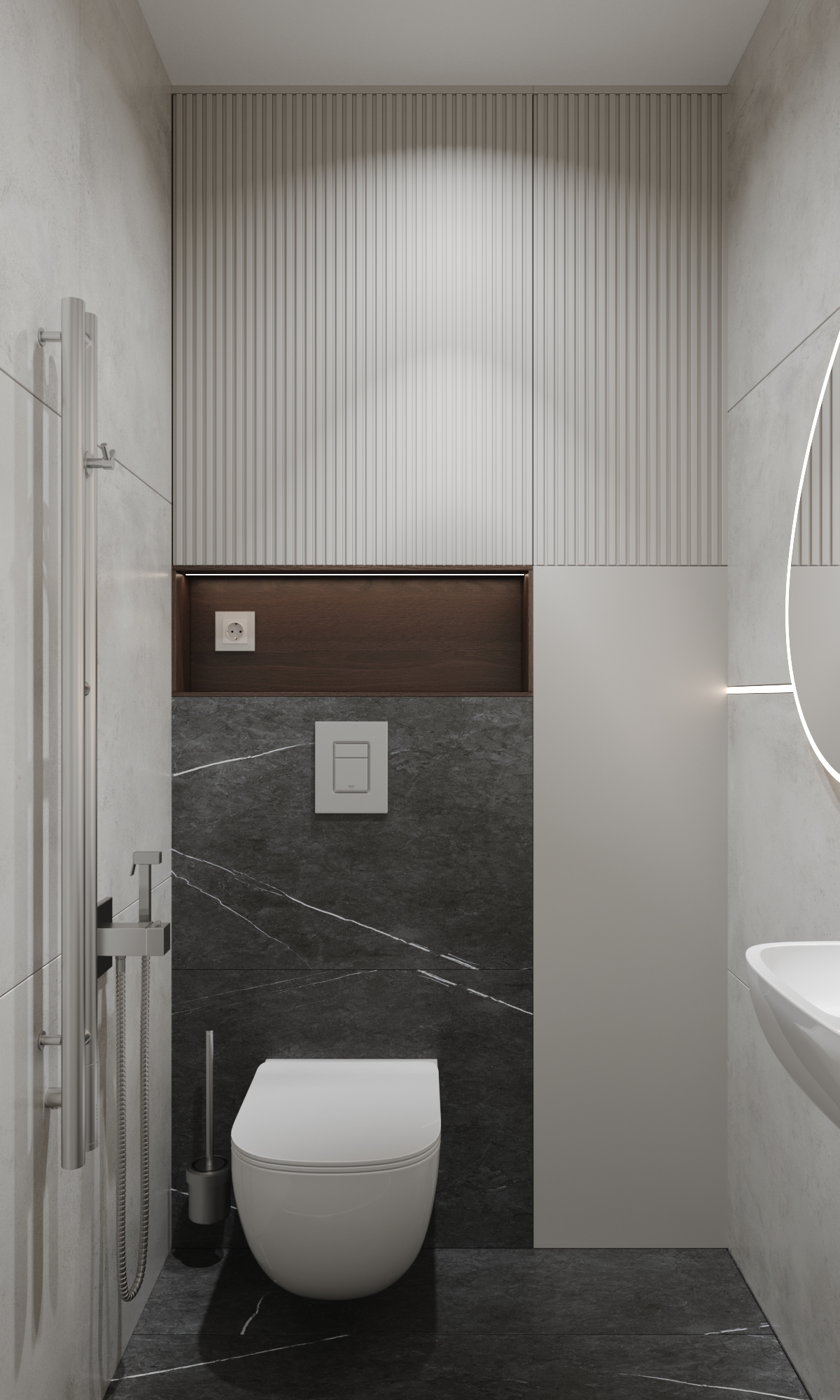 3к квартира в жк Гранд Квартал 76м2 — Санузел