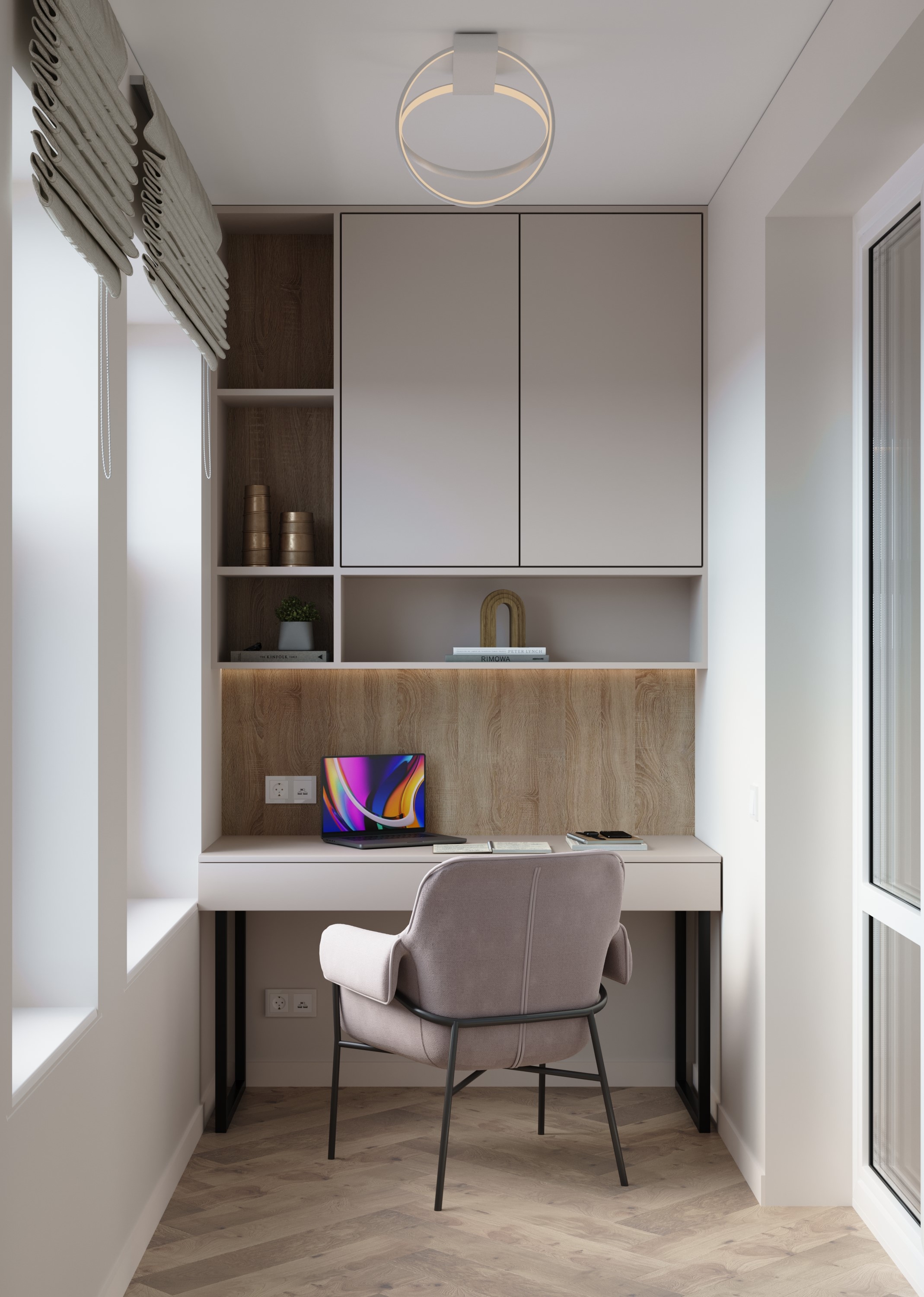 3к квартира в жк Гранд Квартал 76м2 — Спальня