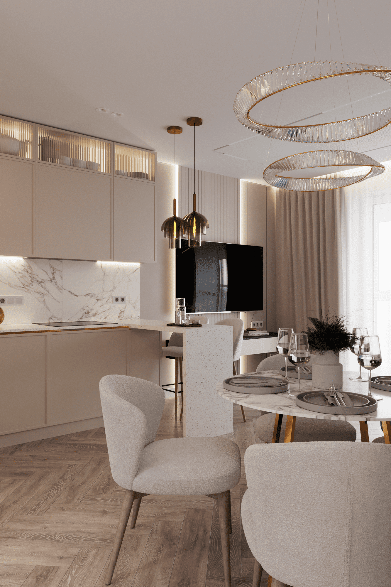 3к квартира в жк Гранд Квартал 76м2 — Прихожая