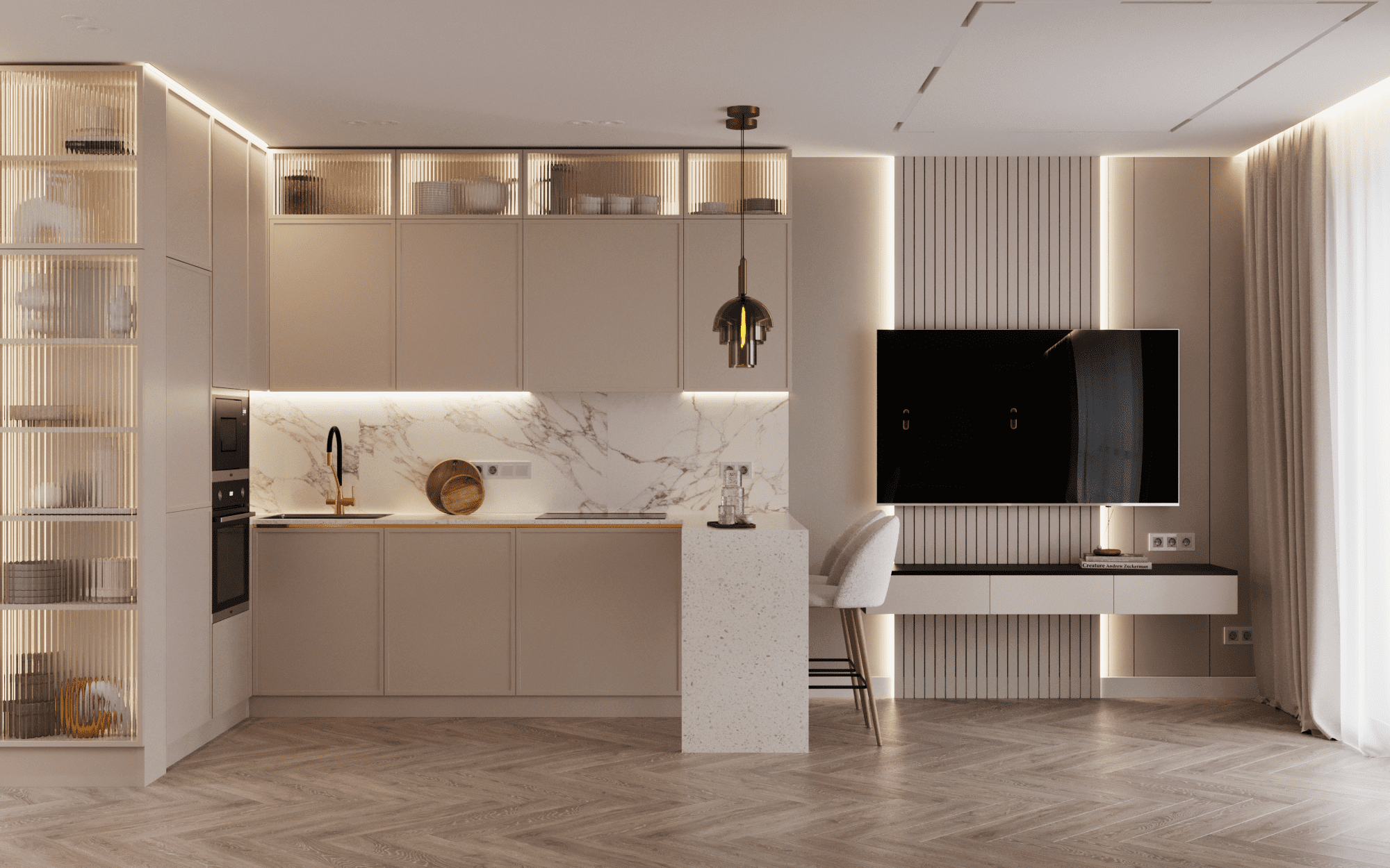 3к квартира в жк Гранд Квартал 76м2 — Прихожая