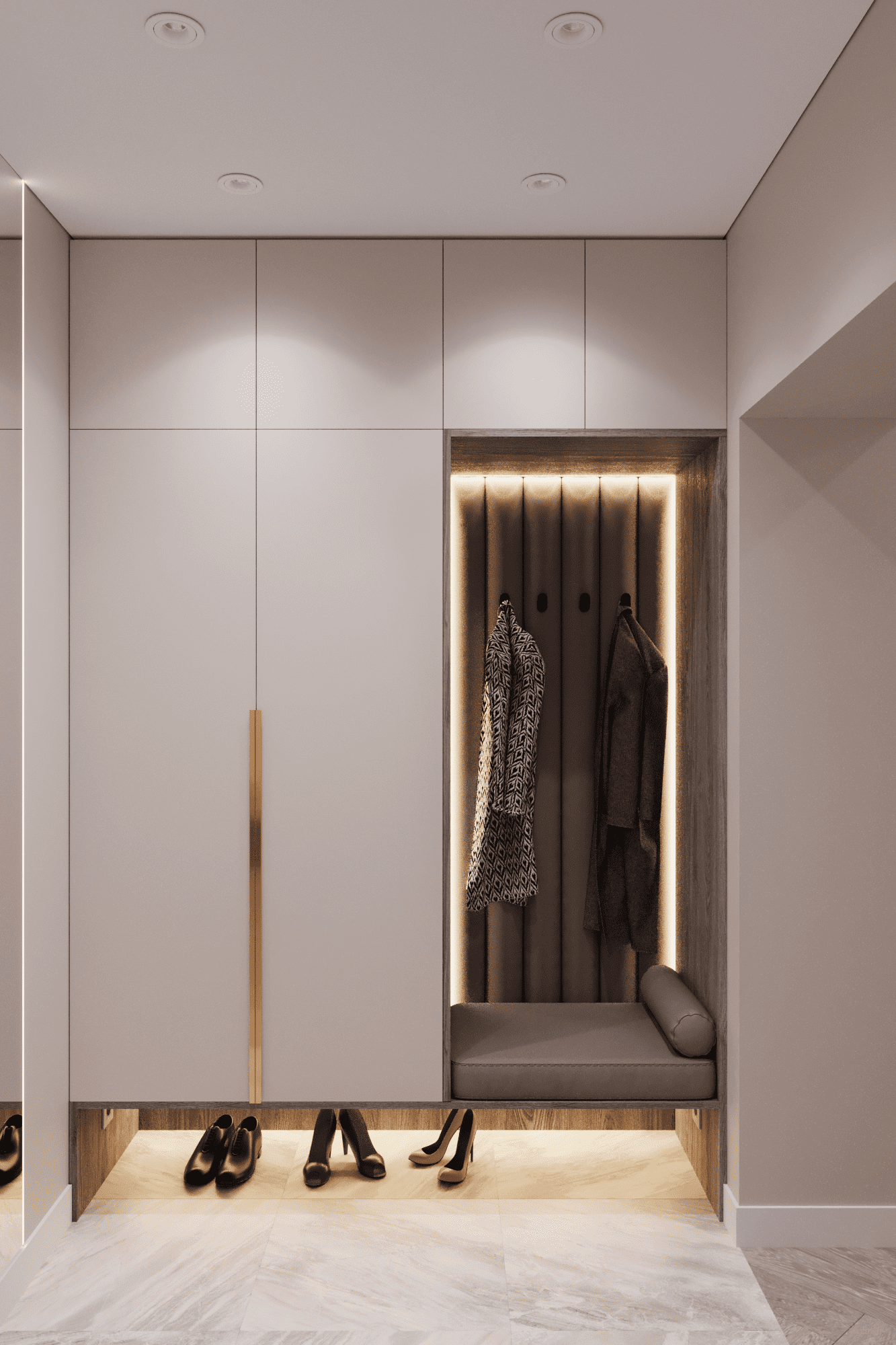 3к квартира в жк Гранд Квартал 76м2 — Прихожая