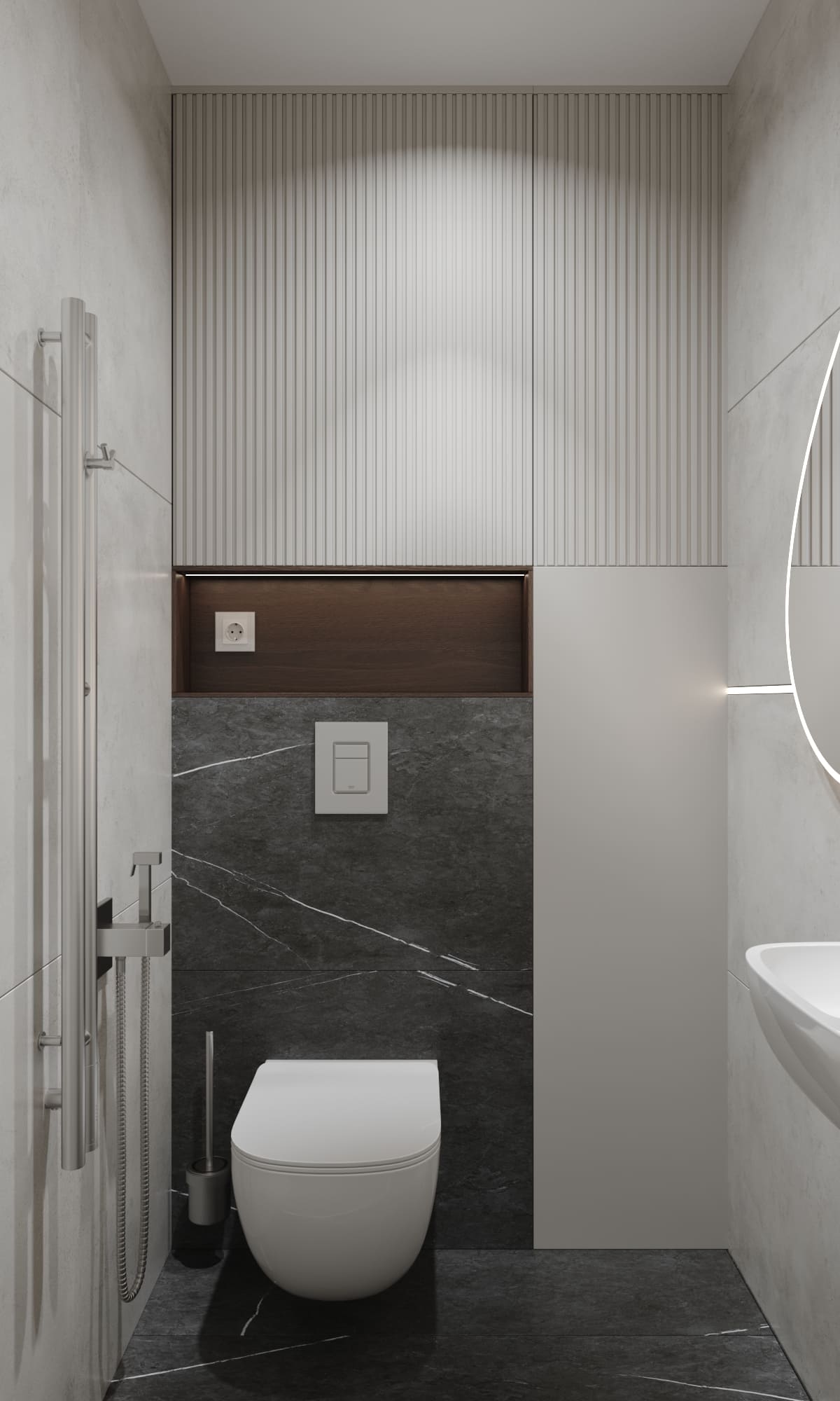 3к квартира в жк Гранд Квартал 76м2 — Санузел