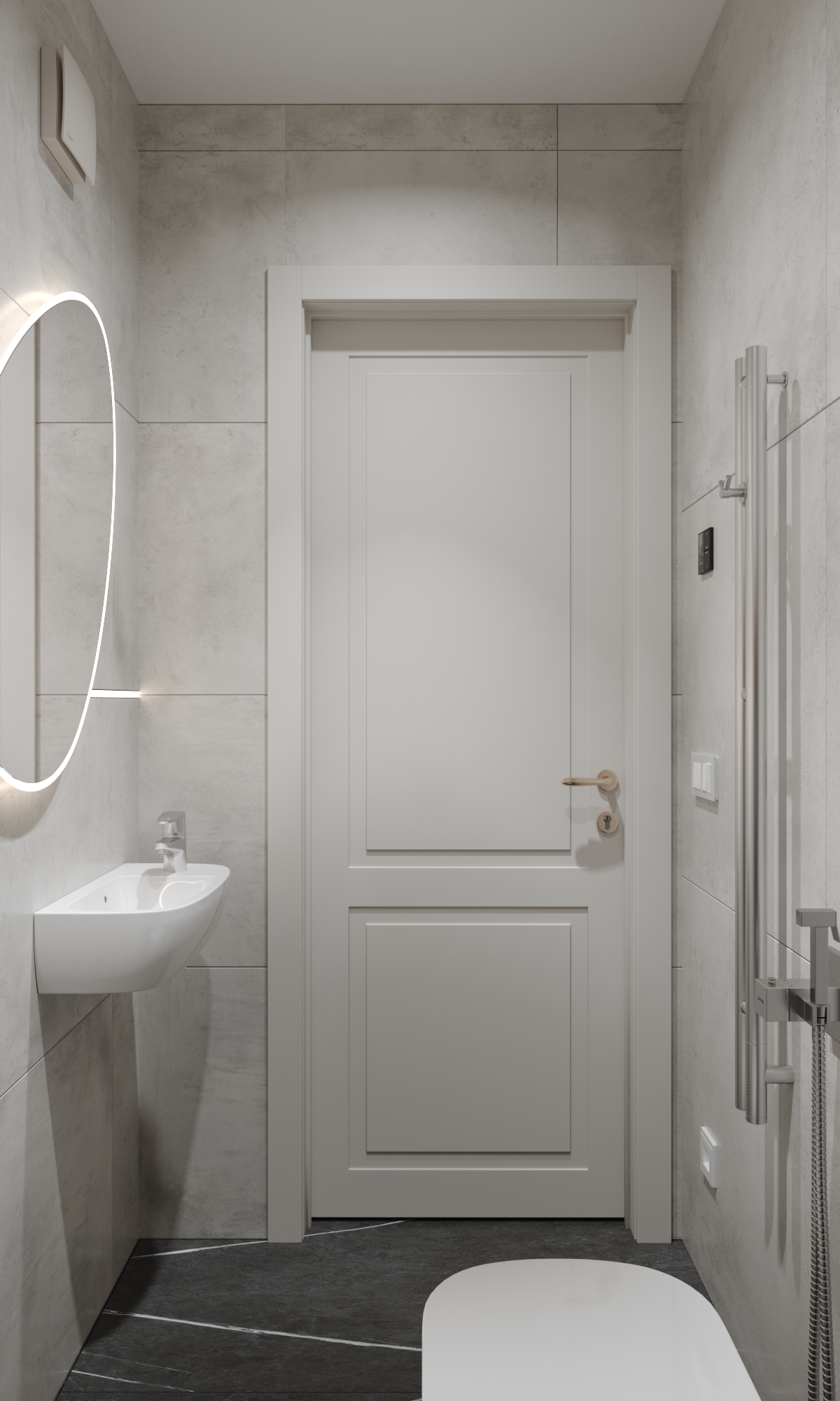 3к квартира в жк Гранд Квартал 76м2 — Санузел