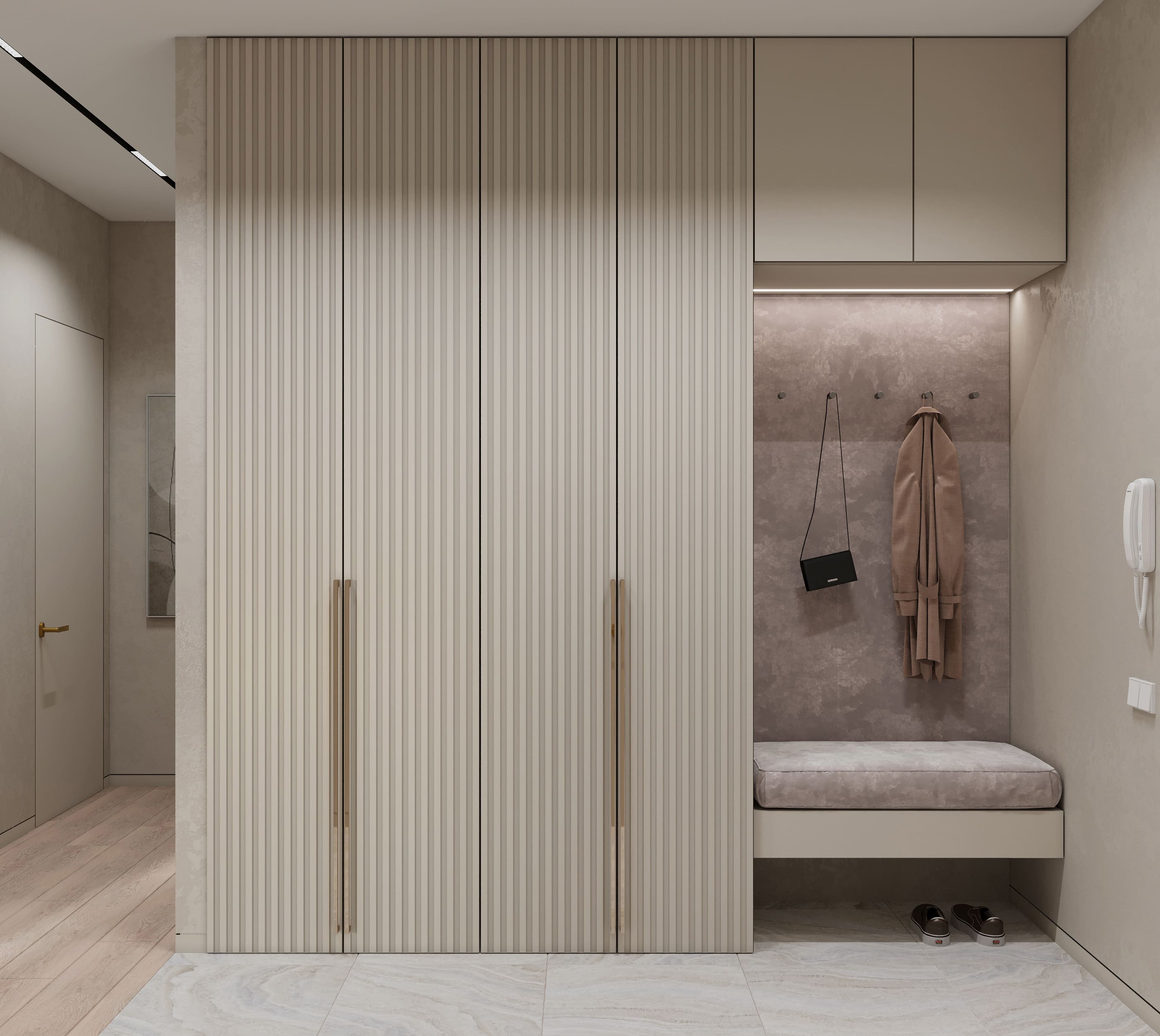 3к квартира в г. Ишим 80м2 — Прихожая