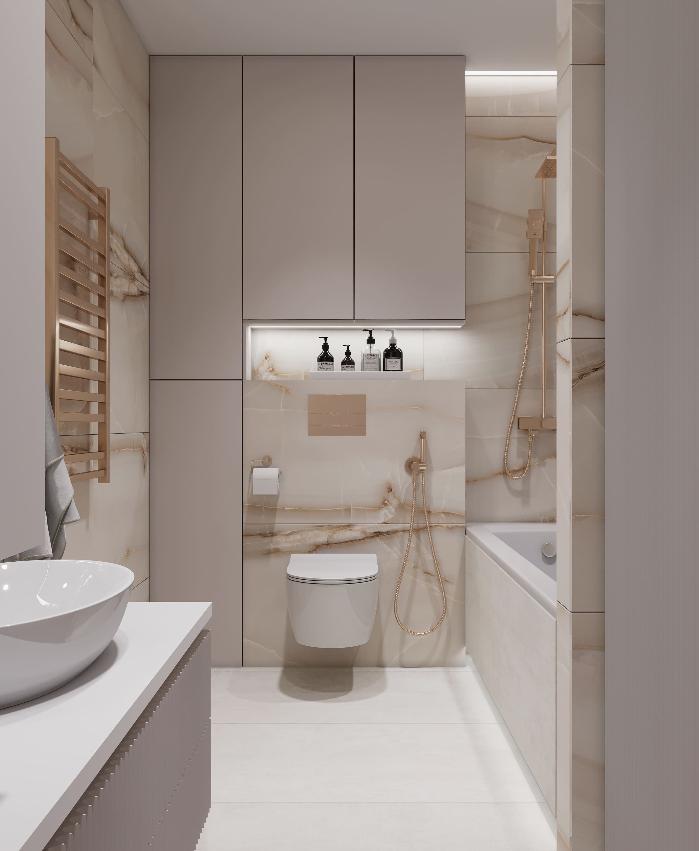 3к квартира в г. Ишим 80м2 — Санузел