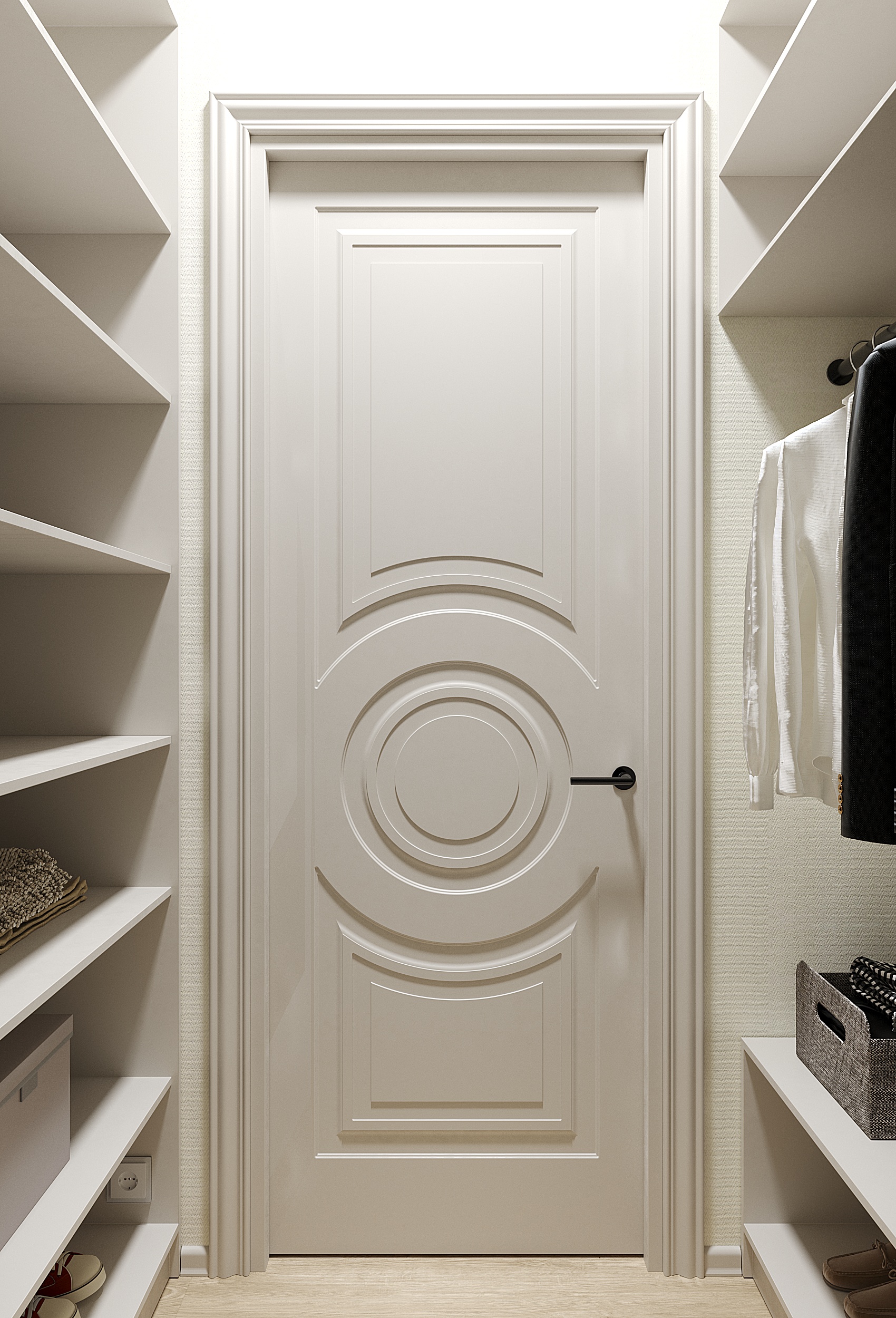 дом в п.Перевалово 200м2 — Гардеробная