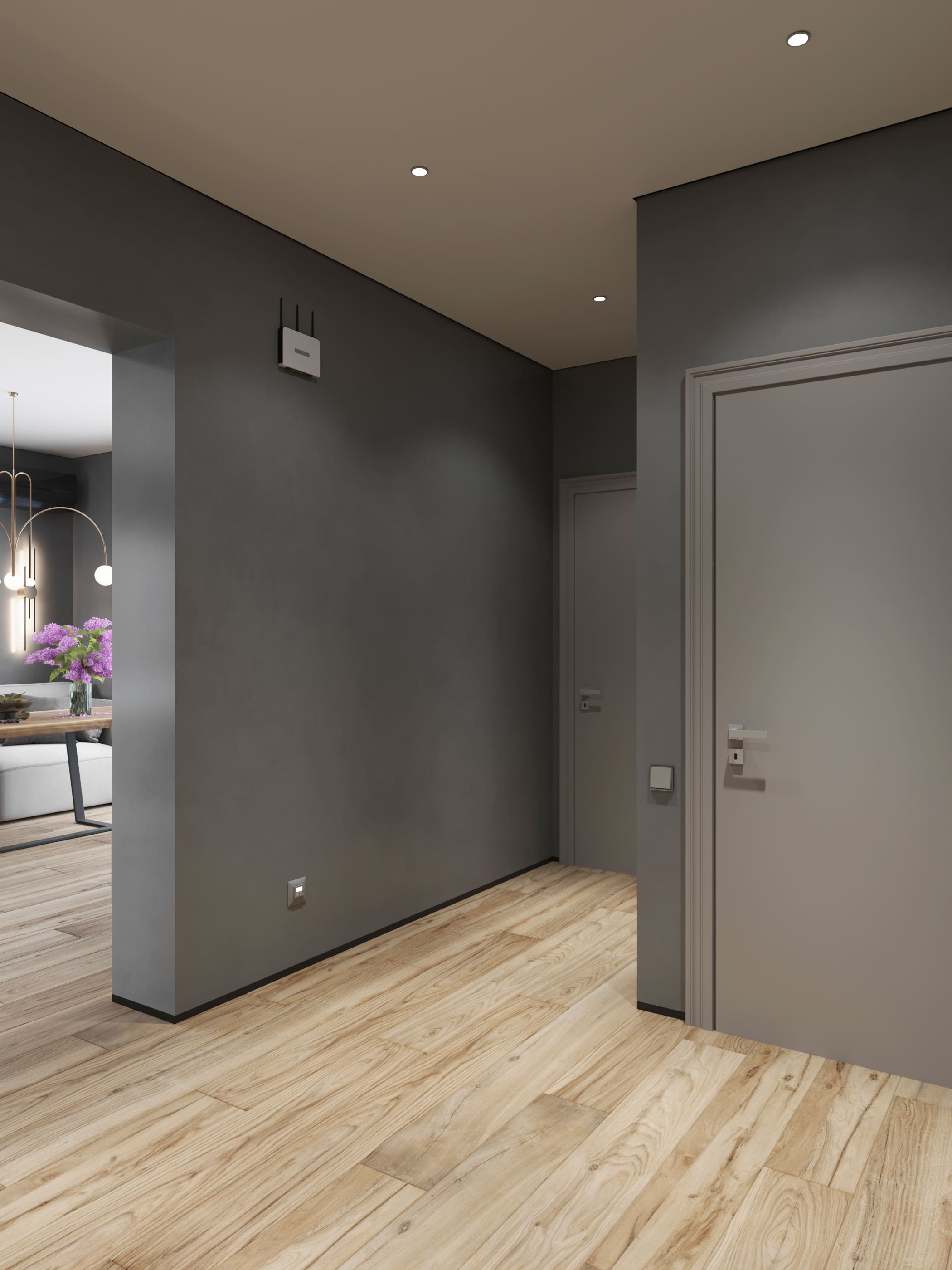 дом в п. Ушаково 130м2 — Кухня-гостиная