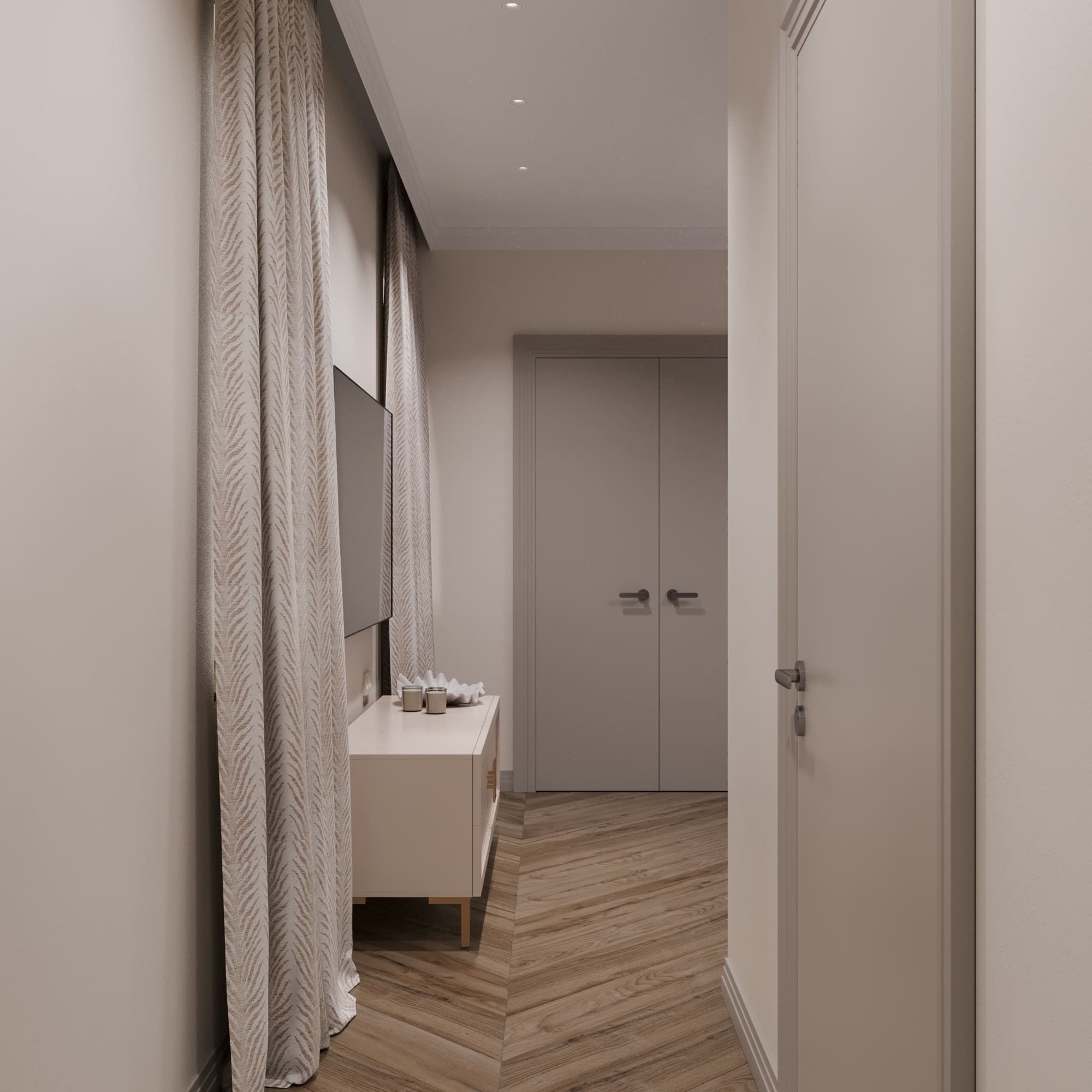 дом в п. Ушаково 130м2 — Спальня