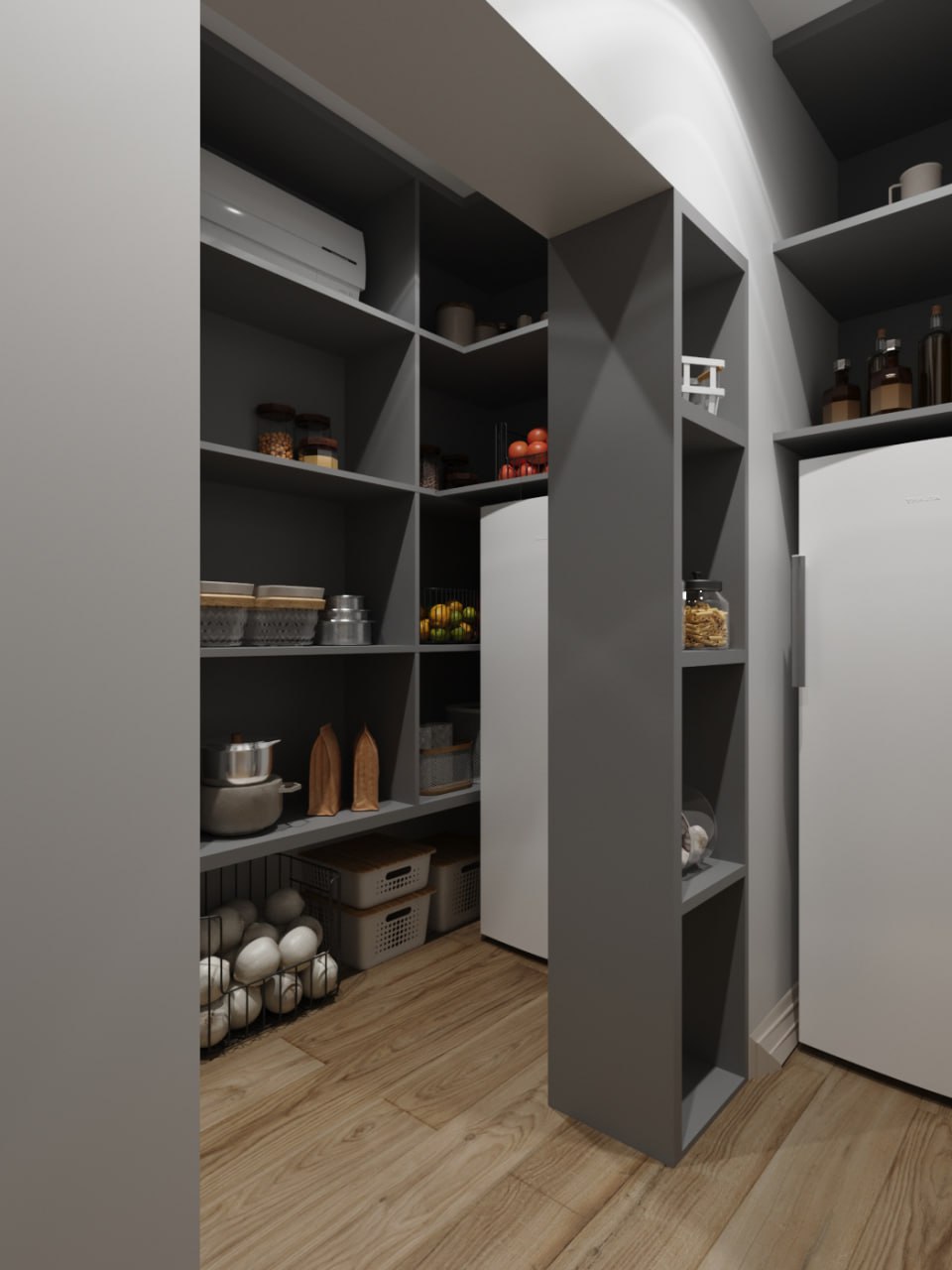 дом в п. Ушаково 130м2 — Кладовая