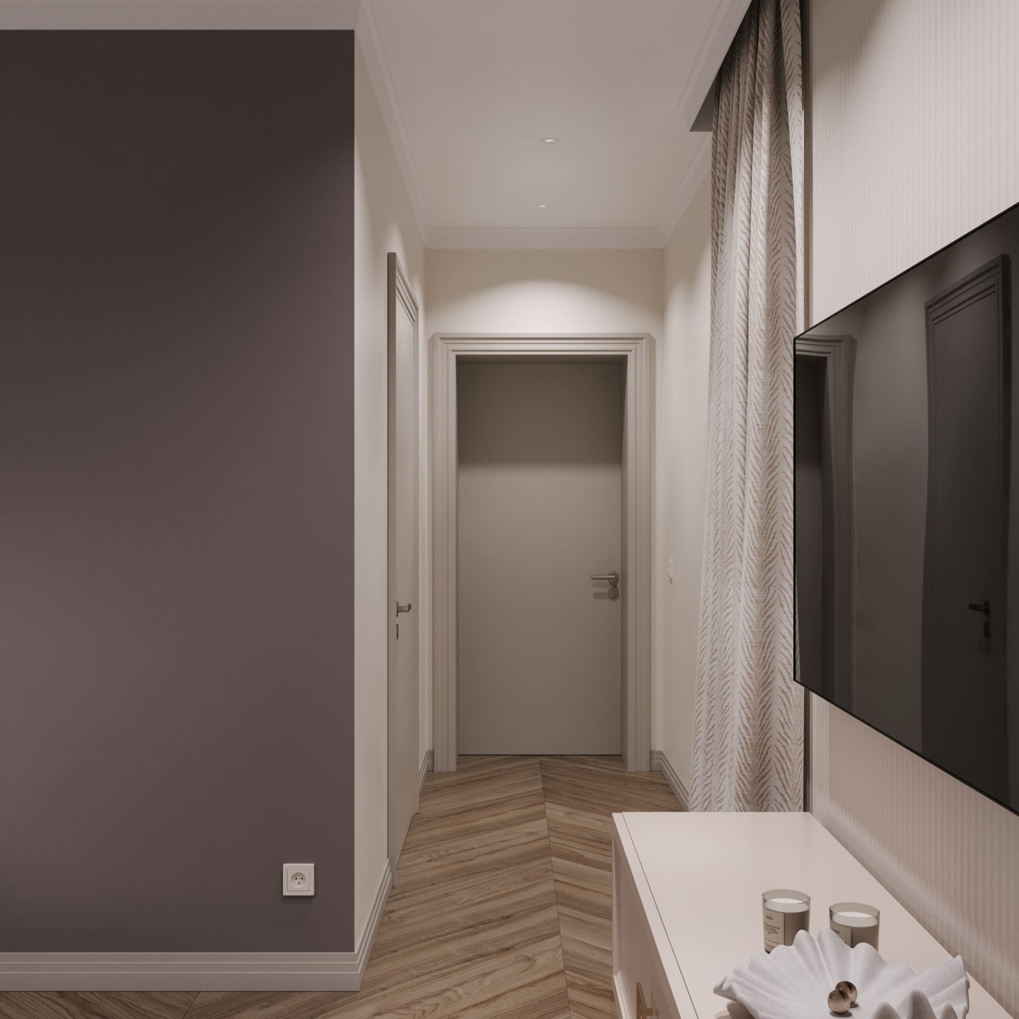 дом в п. Ушаково 130м2 — Спальня