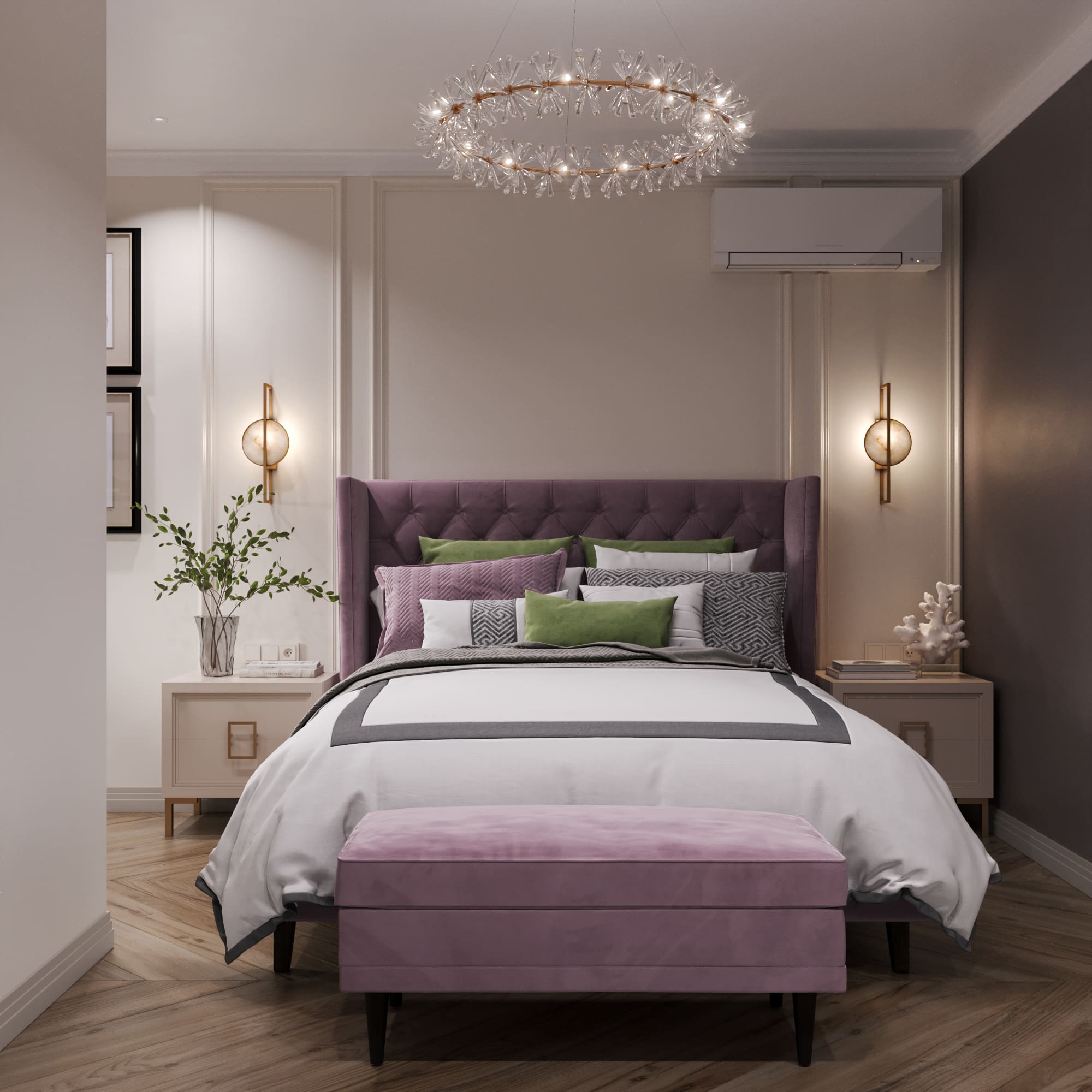 дом в п. Ушаково 130м2 — Спальня