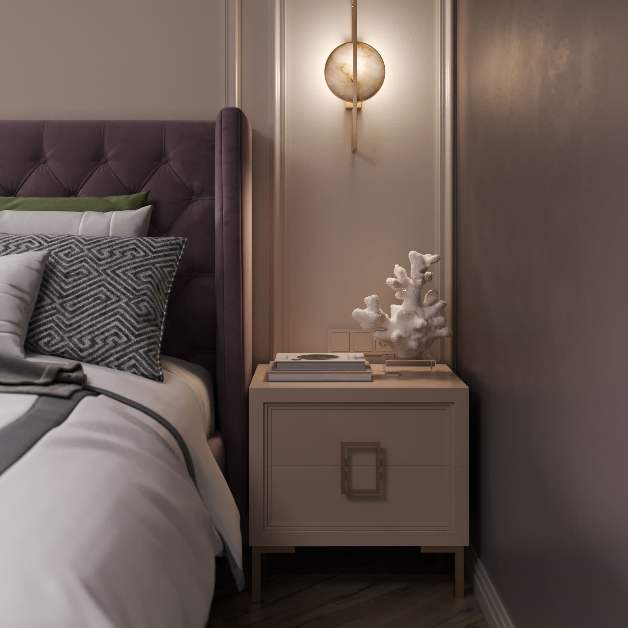 дом в п. Ушаково 130м2 — Спальня